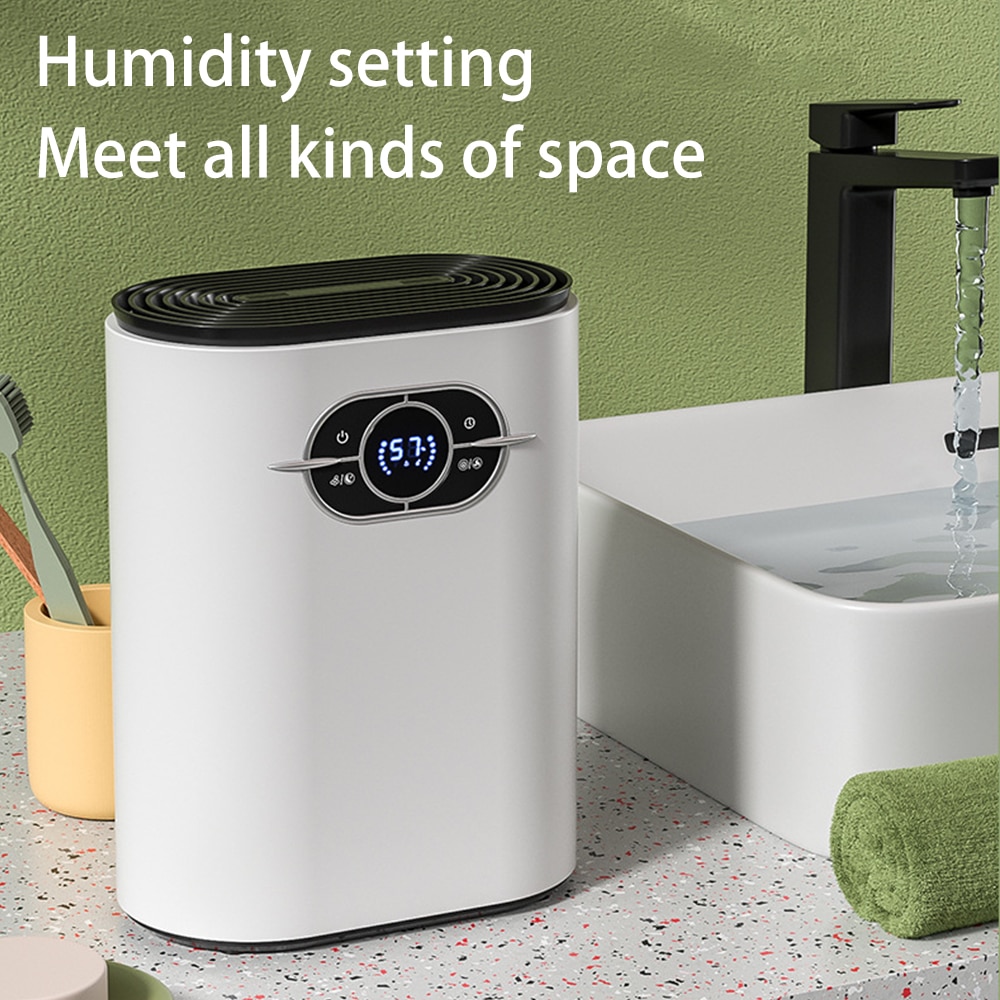 42W Portable Remote Control Dehumidifier For Home Small Air Dehumidifier Negative Ion Purification Dessicant Dehumidifier
