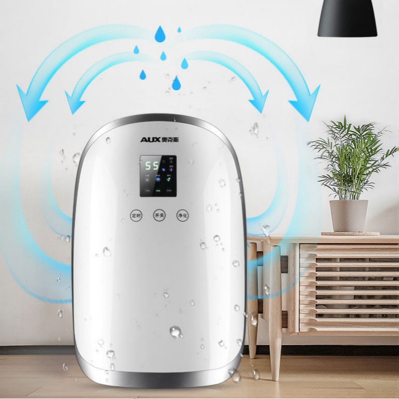 Smart Dehumidifier Air Purifier LED Display Moisture Absorption Air Dryer Clothes Dryer External Water Pipe