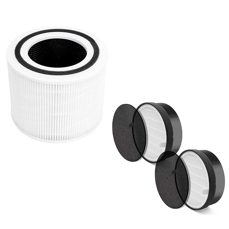 True HEPA Filter for LEVOIT Core 300 and Core P35,True HEPA with Activated Carbon Filter for Levoit LV-H132 Air Purifier