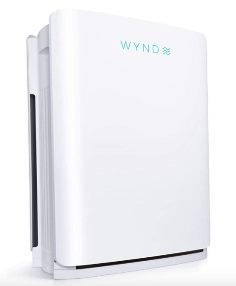 Wynd Max Home Air Purifier - App and Alexa Enabled, Smart Purification - HEPA Fi
