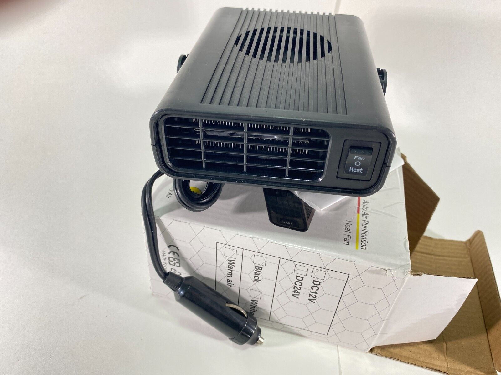 12V Portable Heater Car Truck Heating and air purifier | Fan Defroster Demister